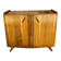 Vintage storage furniture in flame-figured oak, by Gillard Bourdin, circa 196.