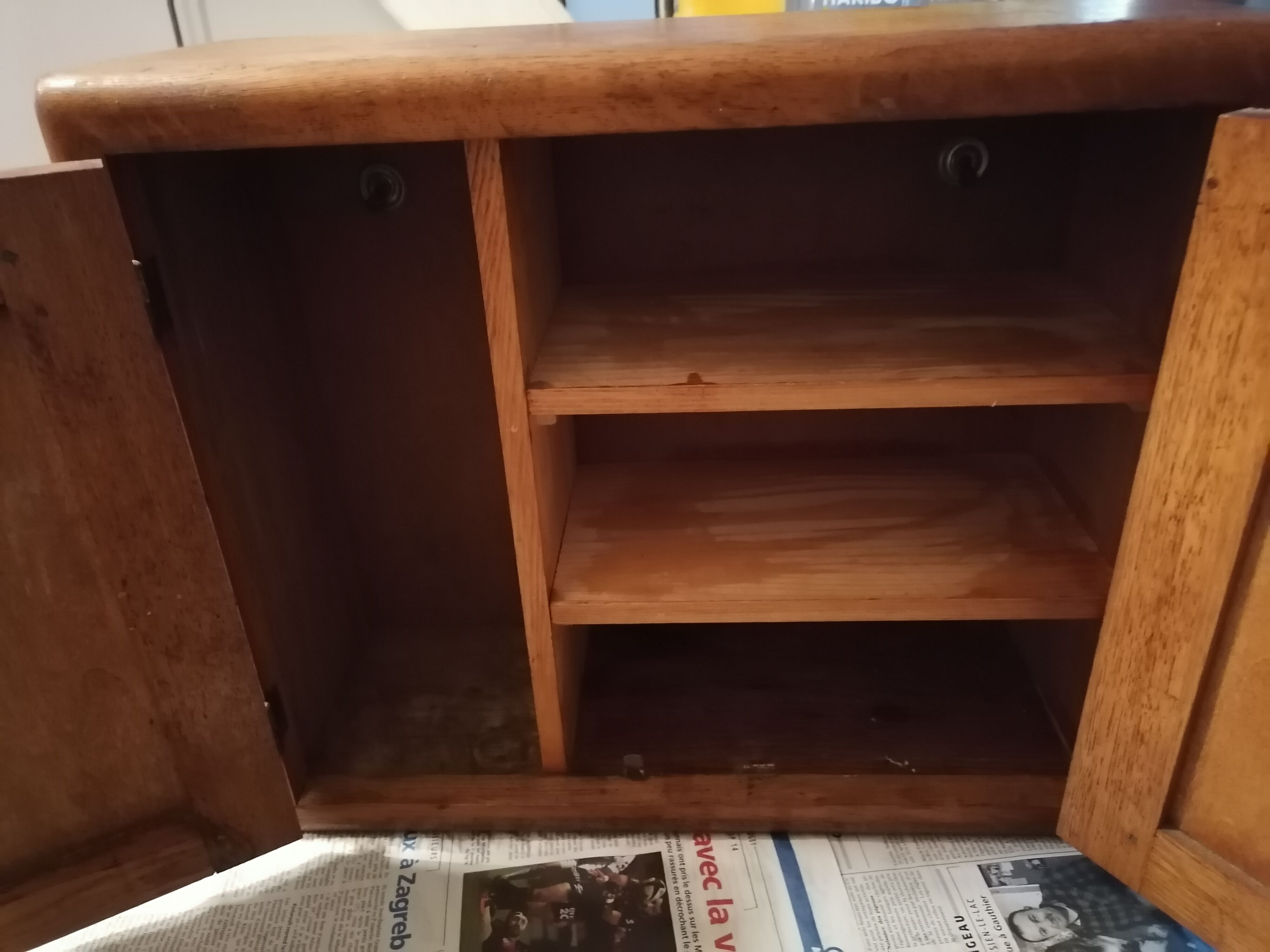 Armoire de toilette bois 1940
