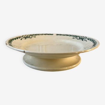 compote bowl in Terre de Fer Longchamp Belleville early 20th century
