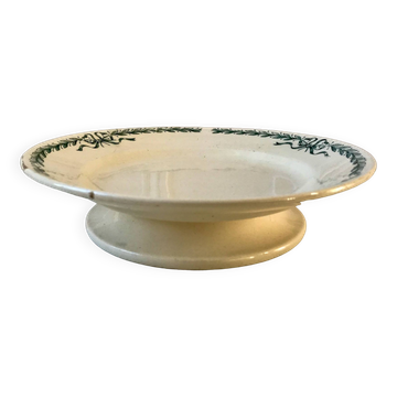 compote bowl in Terre de Fer Longchamp Belleville early 20th century