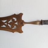 Pie peel XIXth in filled silver and vermeil