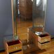 Fruitwood glass dressing table – 1950