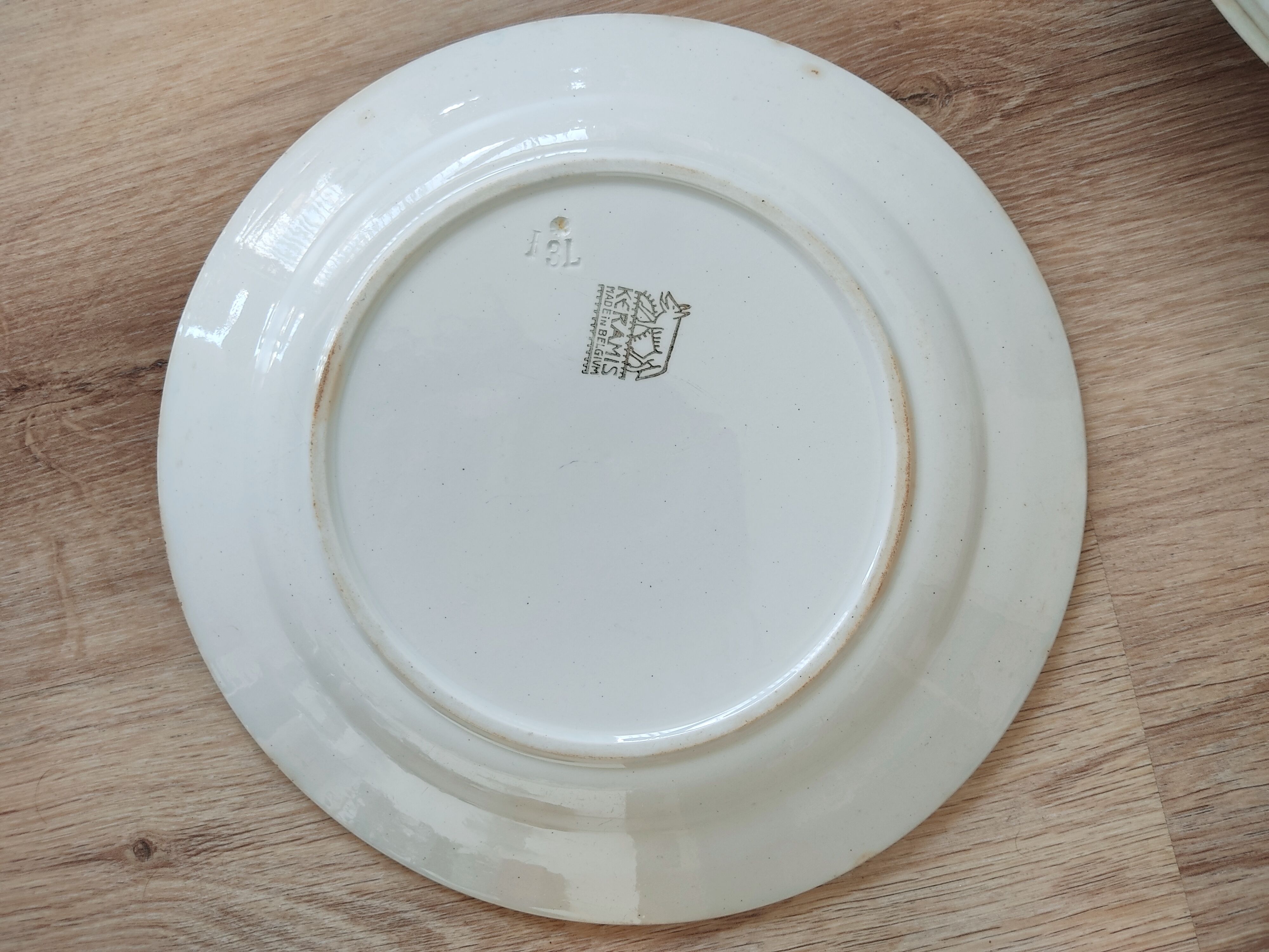 Set of 14 plates Copenhagen Boch brothers Keramis