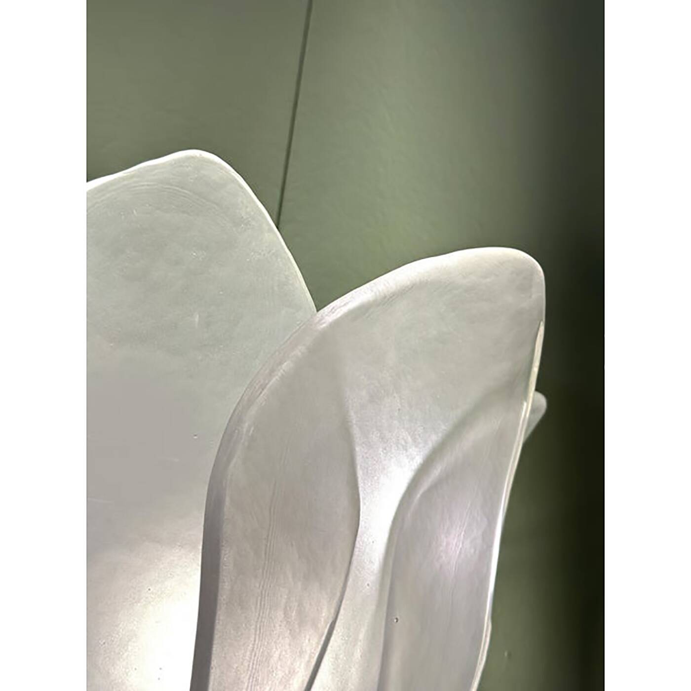 Contemporary Venetian Sanded Murano Glass Floreal Wall Sconces-Set of Two