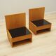 Set of hanging bedside cabinets, Danish design, 1960s, designer: Hans J. We