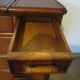 Vintage dressing table/chest - woven rattan - 5 drawers - mirror - 1960s/70s