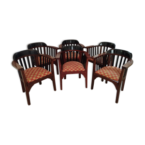 Lot de 6 fauteuils art