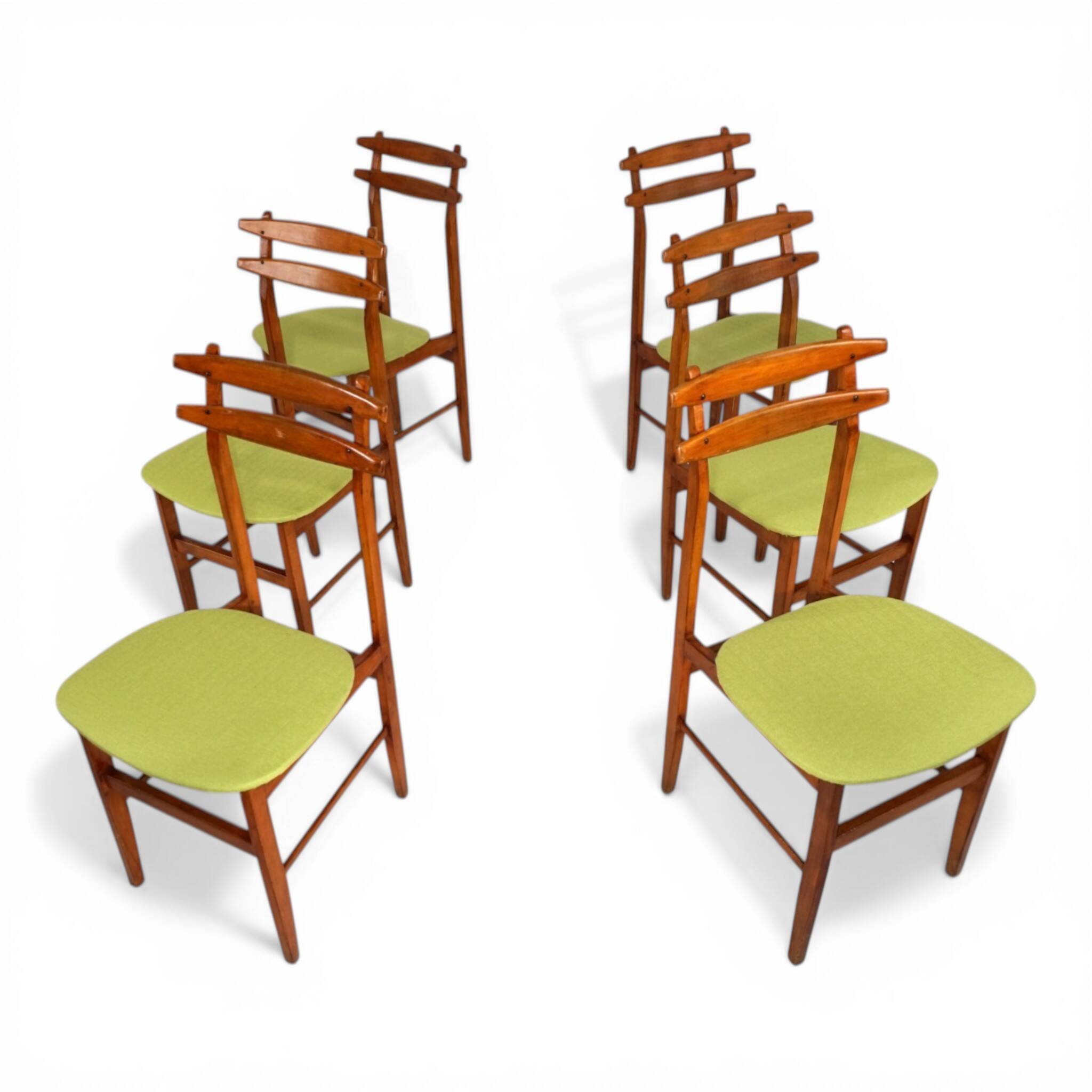 Set of 6 dining chairs by Amma Torino, 1960