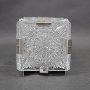 Pair of mid-century Czech glass wall lights by Kamenický Šenov