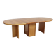 Table à manger ovale extensible vintage des années 1960