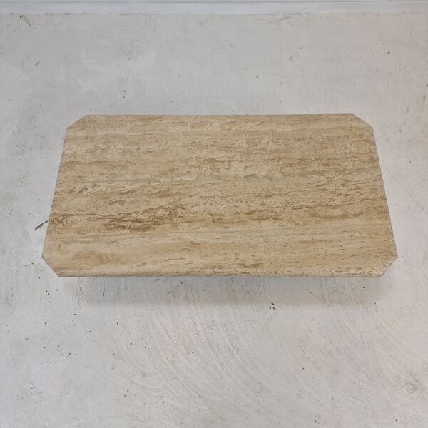 Table basse en travertin italien