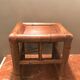 beau ancien tabouret bambou asiatique