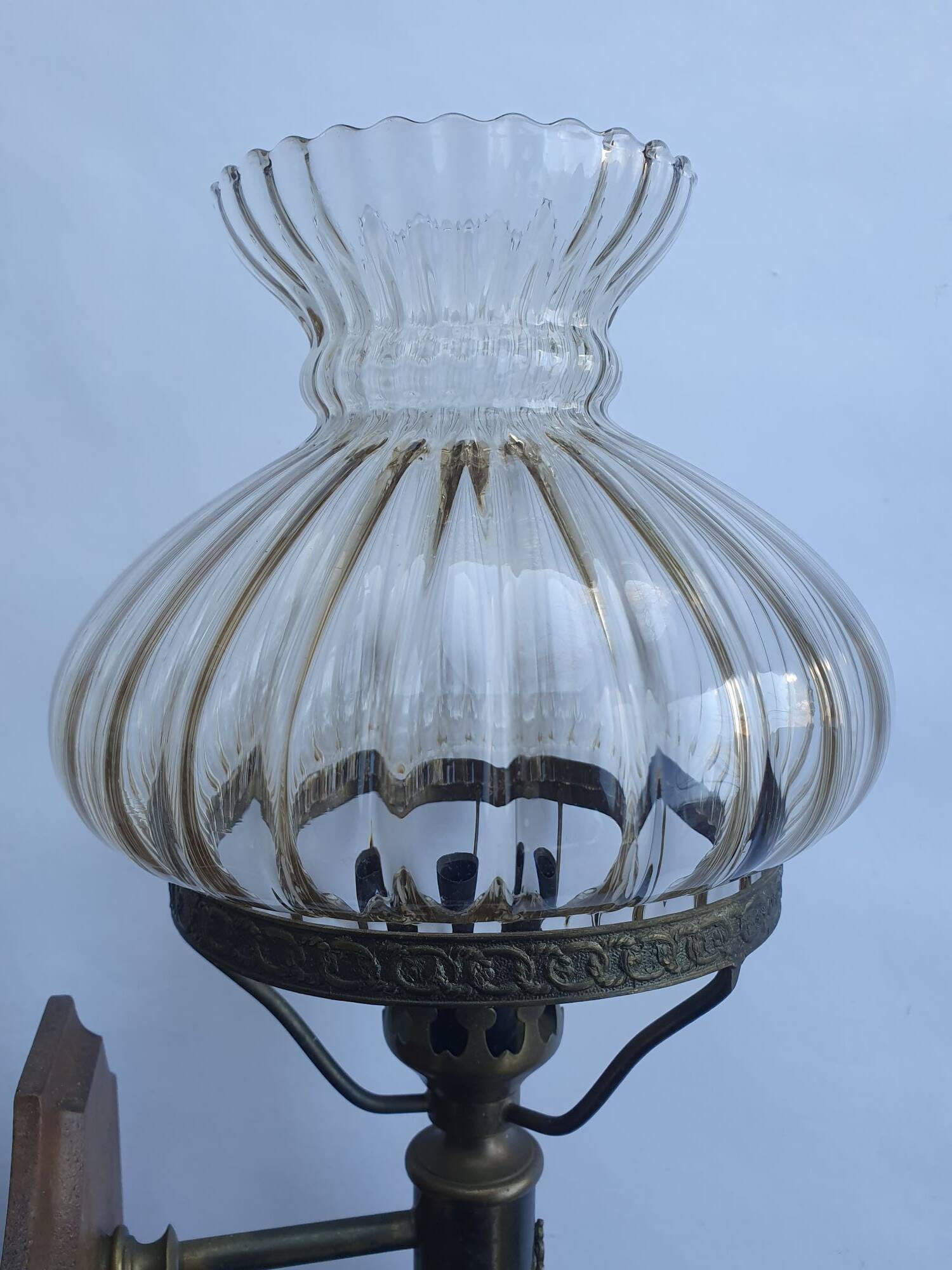 Pair of large vintage wall sconces