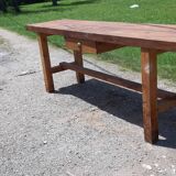 Wooden workbench with 1 drawer
