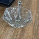 Large Daum crystal mortar
