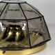 1960s 1970s Ceiling Lamp Flush Mount by Glashütte Limburg Germany