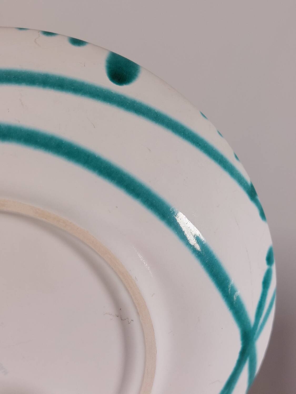 Pair of handpainted vintage plates by Gmunder Keramik Austria