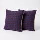 Set of 2 vintage kilim cushion covers 48x51 cm
