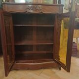 Small mahogany cabinet from the Napoleon III period, in its original 19th-century condition.