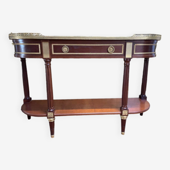 Louis XVI style mahogany console
