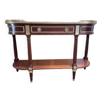 Louis XVI style mahogany console