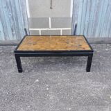 Glossy black coffee table