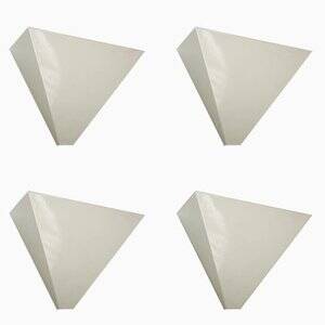 Postmodern minimalist wall lamps Type V607 from Ikea, 1980s, set of 4.