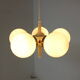 Space age chandelier sputnik by elektroinstala decin, 1970s