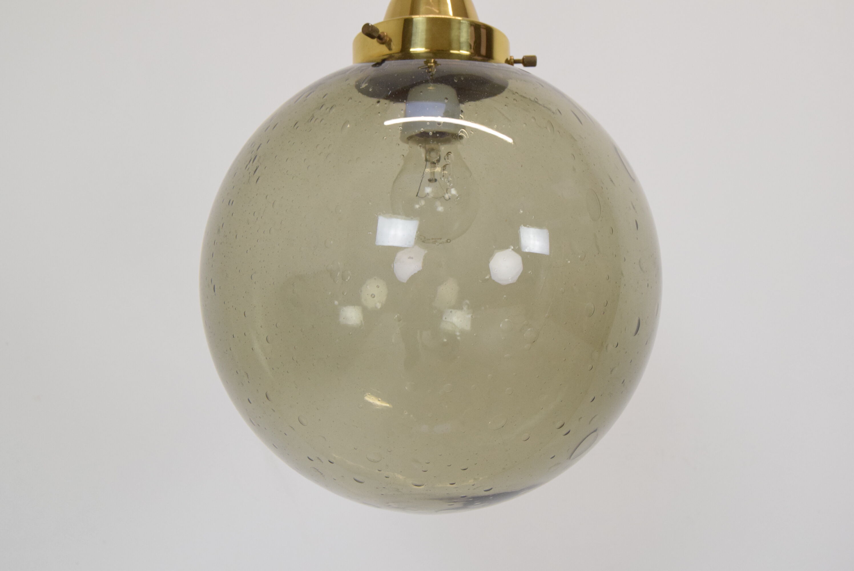 Mid-century Glass Pendant,Kamenicky Senov,1960's.