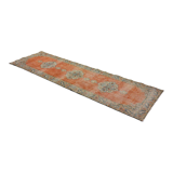 Anatolian handmade vintage rug 353 cm x 105 cm