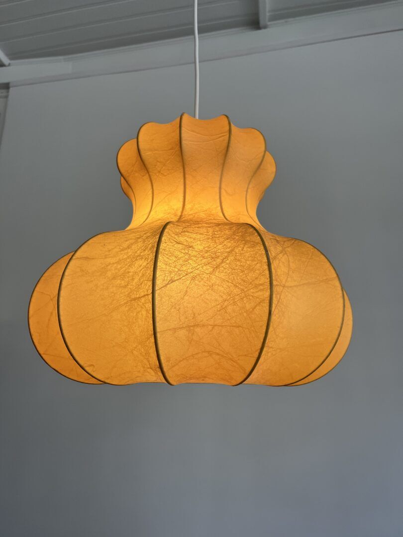 Rare cocoon pendant lamp – Goldkant Leuchten