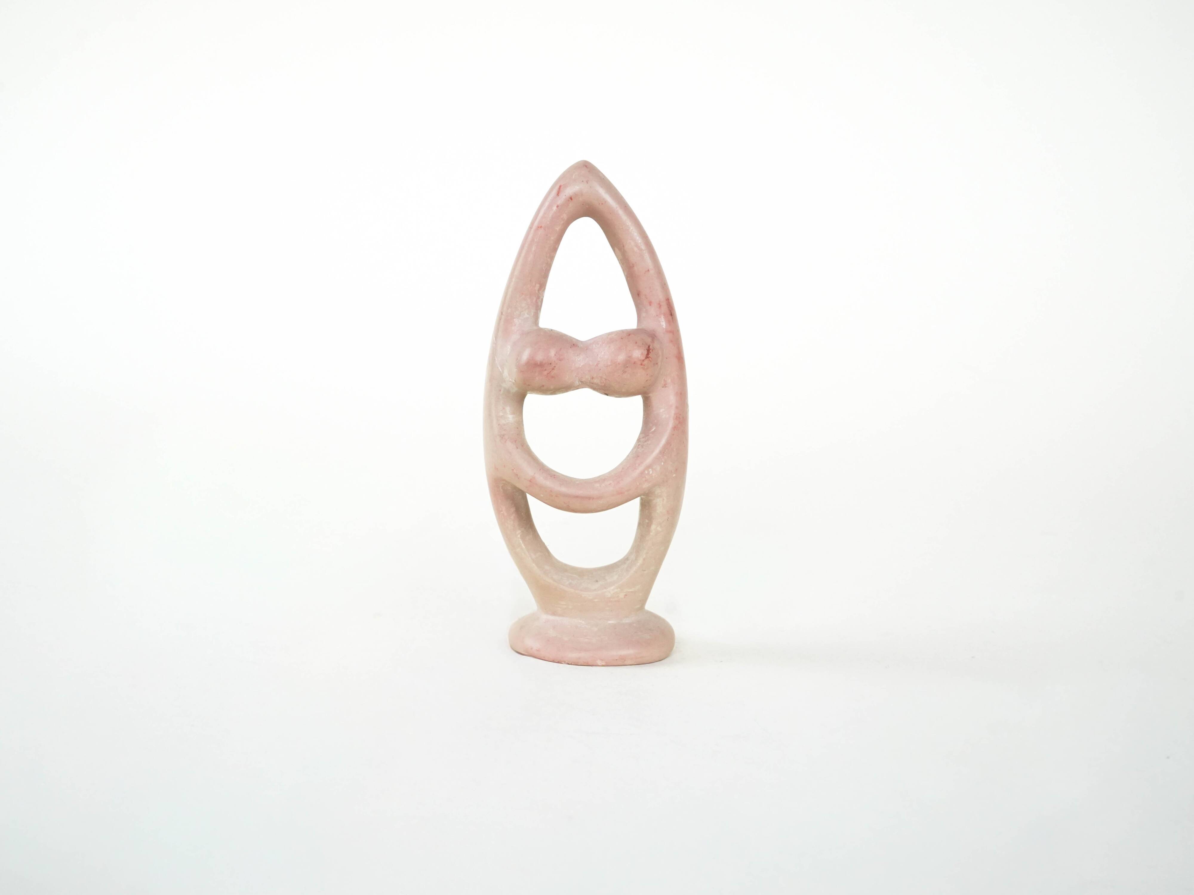 Stone sculpture symbolising bonds, Danish design, 1980s, made in Denmark