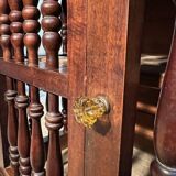 19th century Louis Philippe panetière in walnut, sideboard, storage
