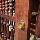 19th century Louis Philippe panetière in walnut, sideboard, storage