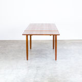 60s Danish teak dining table extandable for Randers Møbelfabrik