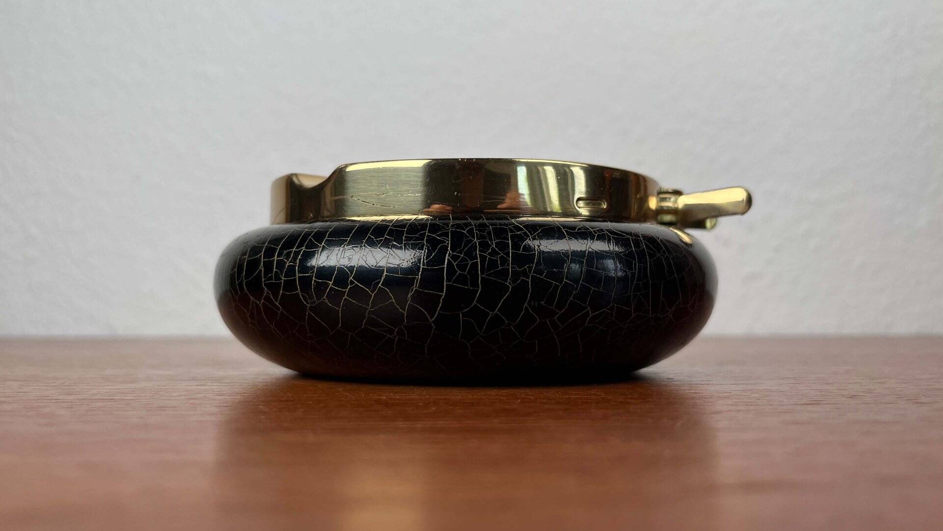 Modern vintage German metal ashtray, 1960s