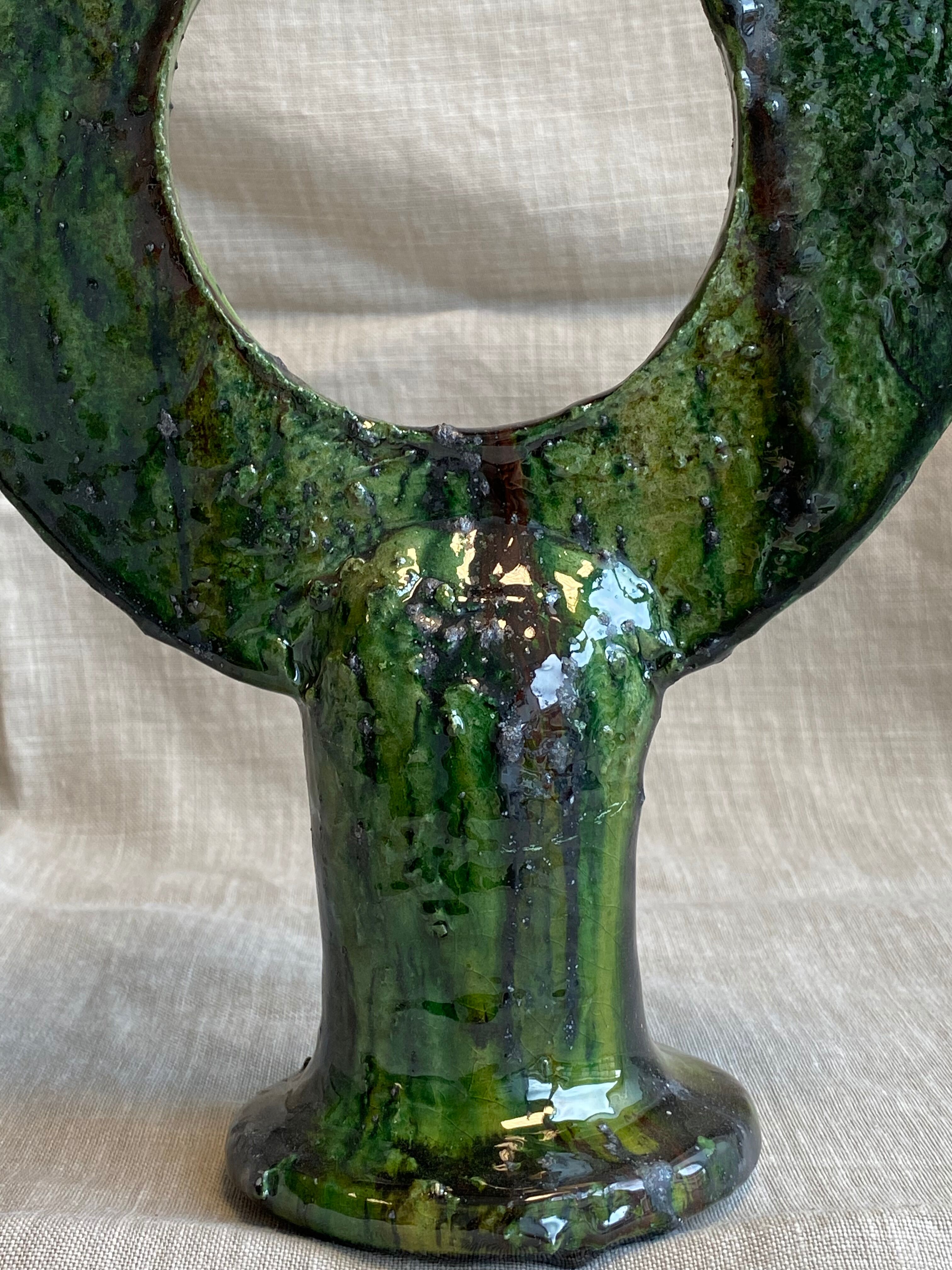 Bougeoir poterie Tamegroute