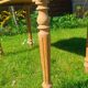 Table de ferme pieds tournés