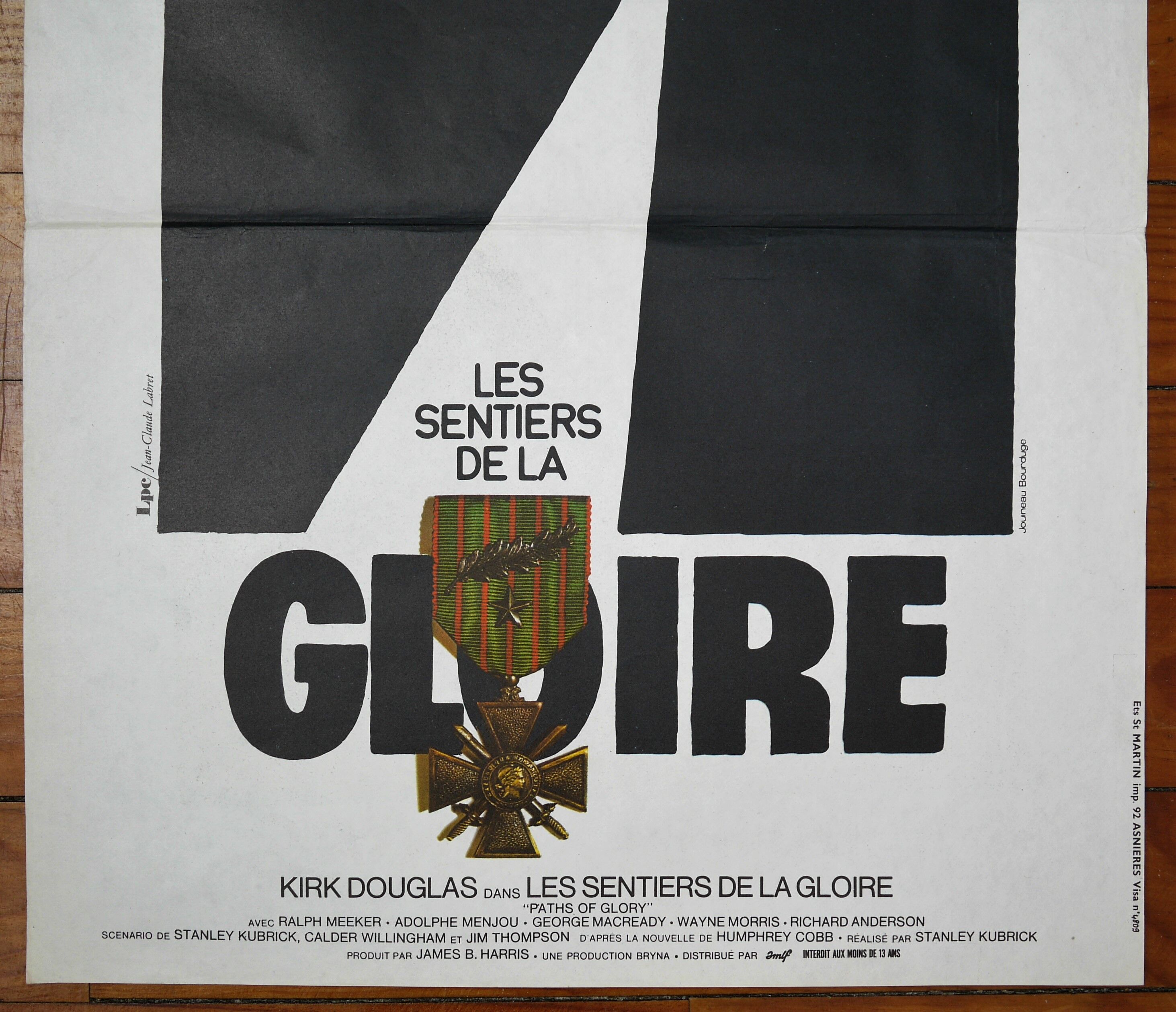 Paths of glory - original movie poster - Stanley Kubrick