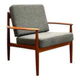 Mid Century Modern Teak armchair or easy chair by Grete Jalk for France & Son, Danish Design, 1950er