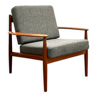 Mid Century Modern Teak armchair or easy chair by Grete Jalk for France & Son, Danish Design, 1950er