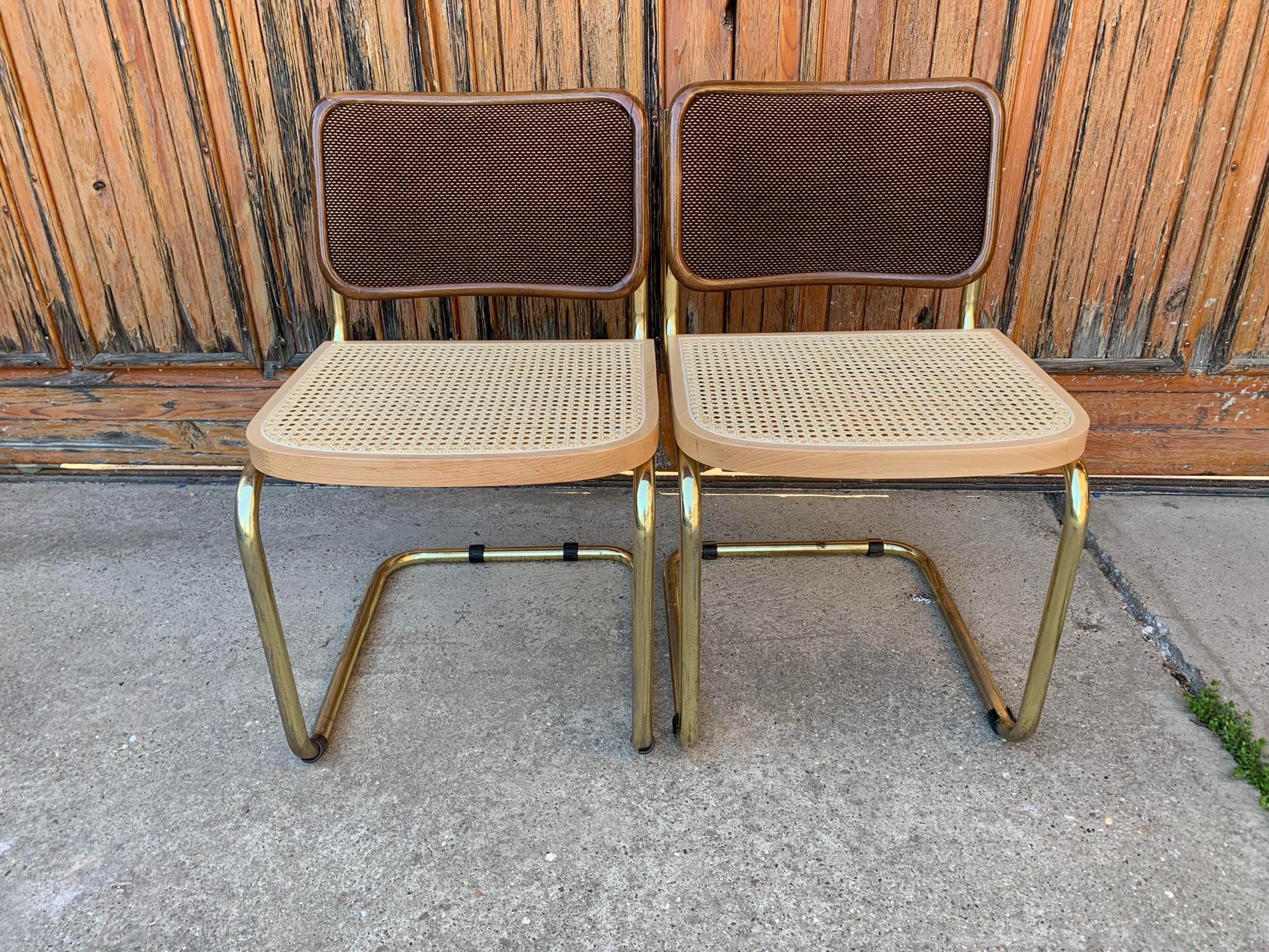 Marcel Breuer "1970 cesca" chairs set of 2