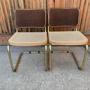 Marcel Breuer "1970 cesca" chairs set of 2