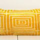 Silk ikat velvet pillow