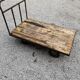 Industrial trolley 1940/1950 metal and wood