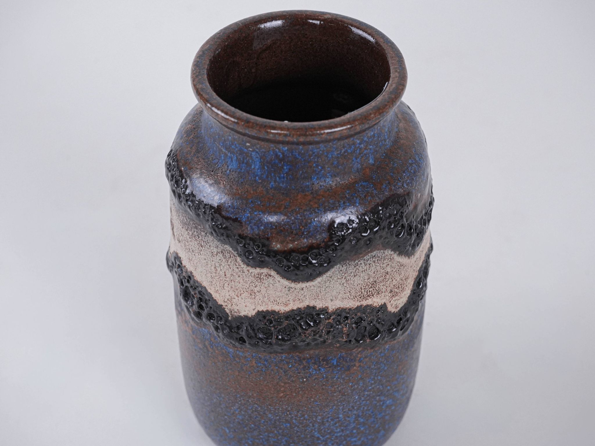 Ceramic vase, German design, 1960s, made in West Germany