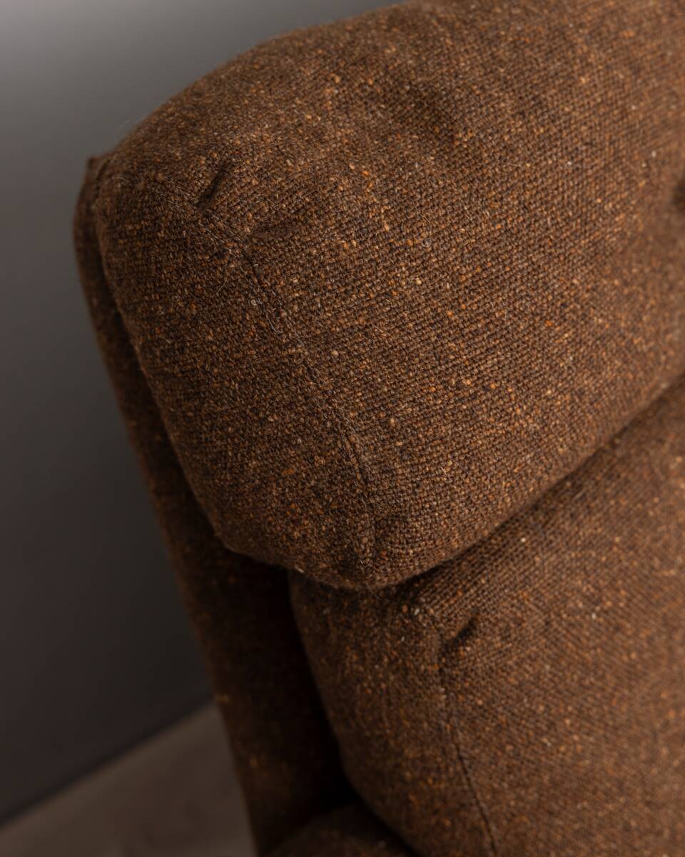 Paire de fauteuils années 70 en tissu mod. Coronado design Afra & Tobia Scarpa