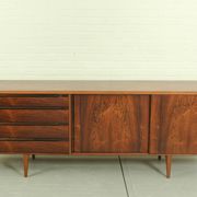 Danish Rosewood & Teak Sideboard By Ib Kofod Larsen For Fredericia Møbelfabrik 1950's