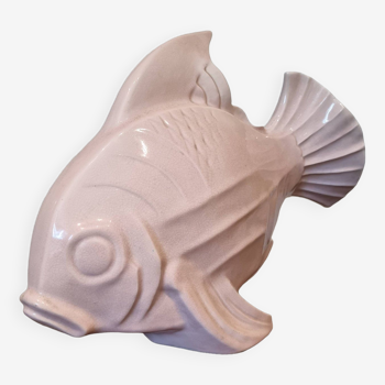 Art Deco ceramic fish sculpture attributed to Le Jan, 1930s