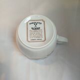 Tasse et Soucoupe Ancienne Fleurs en Porcelaine de Paris/Limoges